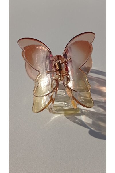 İLKYAZ ملحق مشبك مزلاج فراشة مزدوج الجناح من الأكريليك