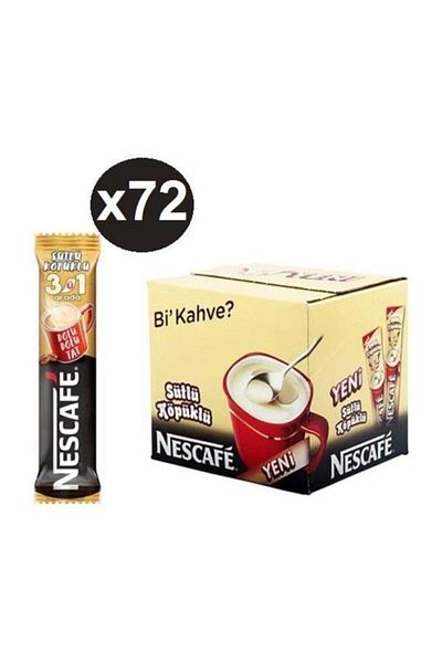 Nestle Nescafe 3 in 1 Milk Foam 17.4 Grams (Pack of 72)