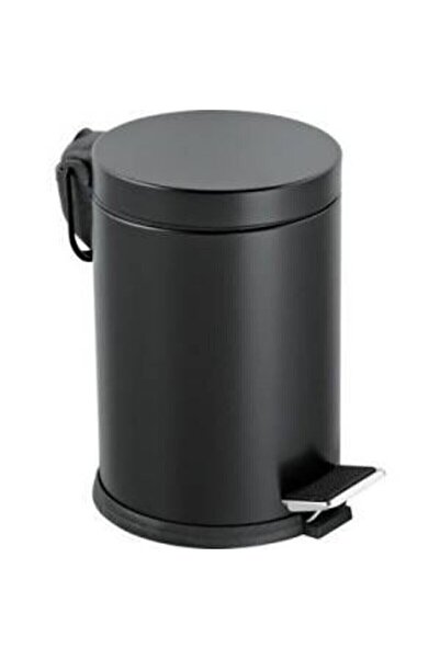 Genel Markalar Çöp Kovası Çelik Metal 16 Litre Pedallı Çöp Kutusu Çöp Kovası Siyah