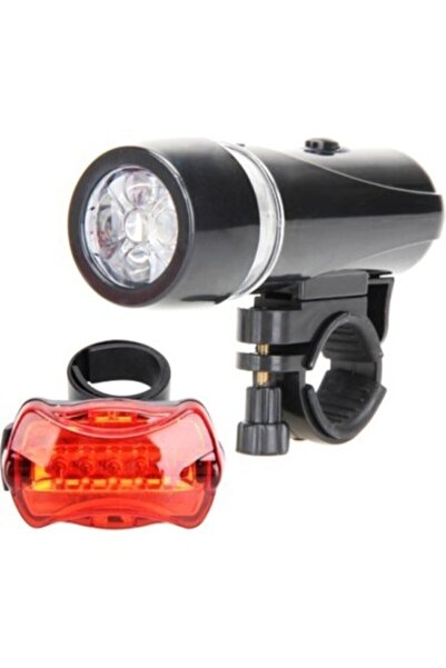 Genel Markalar Lazerli Bisiklet Arka Ön Led Bisiklet Lambası Feneri Ön Far Arka Stop Işık Aydınlatma Seti
