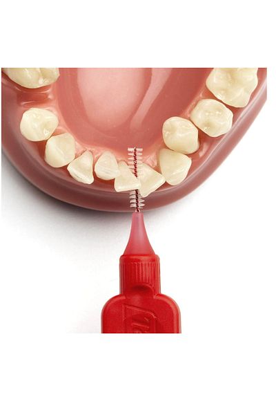 TePe T182 0.5 mm Red 6 Interface Toothbrush