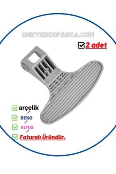 Beko D6 7102 Es Çamaşır Makinesi Gri Kapak Mandalı (2 Adet)