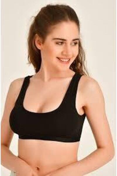 by İGP Ženski crni atletski grudnjak sa debelim naramenicama i podstavom Obli...