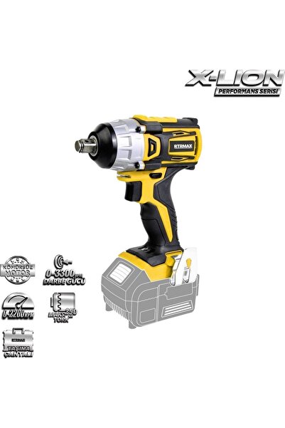 Rtrmax Rtx2028b 18v Kömürsüz Darbeli Somun Sıkma (aküsüz)