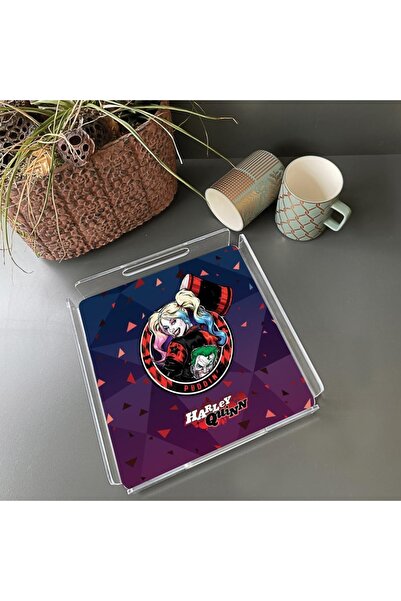 Adawall Harley Quinn Plexiglass Tray (Licensed Product by Warner Bros) 25X25Cm