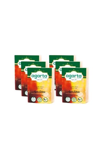 Agarta Argan Oil Soap Natural 150 gr 6 Pieces