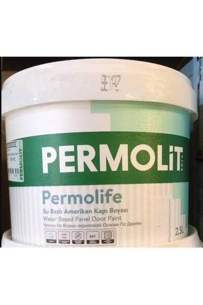 Permolit Permolife Su Bazlı Amerikan Kapı Boyası 0.75 Lt Beyaz
