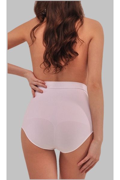 MİSTİRİK Biloba Αντιολισθητική λωρίδα σιλικόνης Extra High Waist Slip Corset Λευκό Χρώμα
