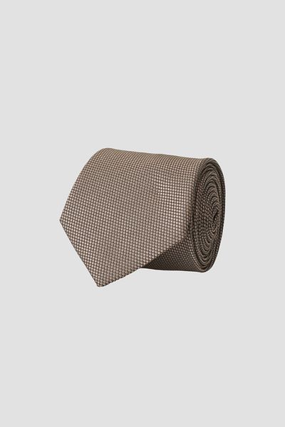 ALTINYILDIZ CLASSICS Ανδρική Καφέ Standard Ft Καφέ Κλασική Γραβάτα χωρίς σχέδιο