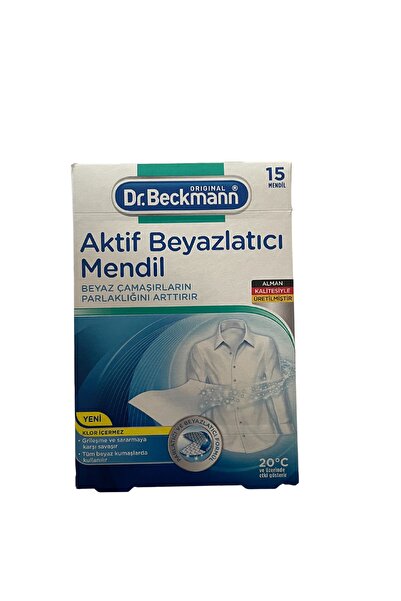Dr.Beckmann Aktif Beyazlatıcı Mendil 15'li