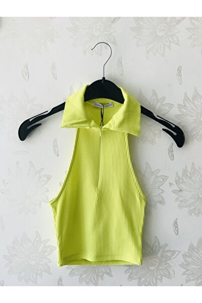 Dilvin Блузка з коміром без рукавів