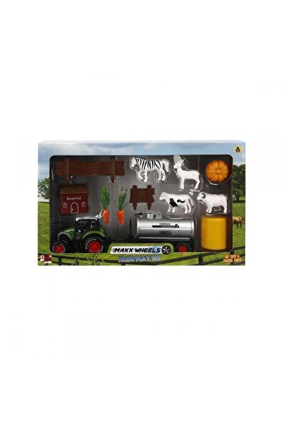 Sunman 02557 Maxx Wheels Farm Set 12 Pieces -Sunman