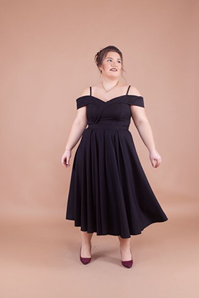 Bidoluelbise Rochie de damă, mărime mare, cu bretele, cu detaliu de umăr, pli...