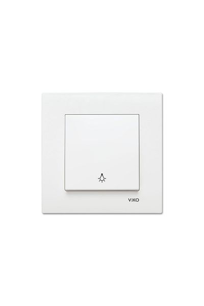 Tamer Elektrik Viko Karre White Light Switch Including Frame90967003