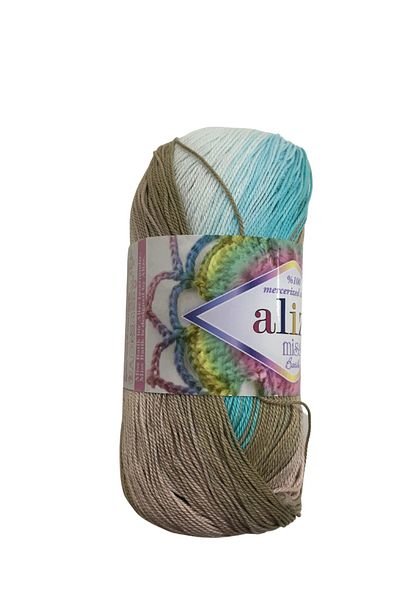 Alize Miss Batik - 100% Mercerized Cotton Yarn No:3675