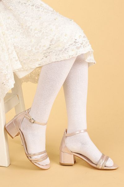 Almues Sandale Vakko 766 pentru fete - Pantofi casual cu toc de 3 cm
