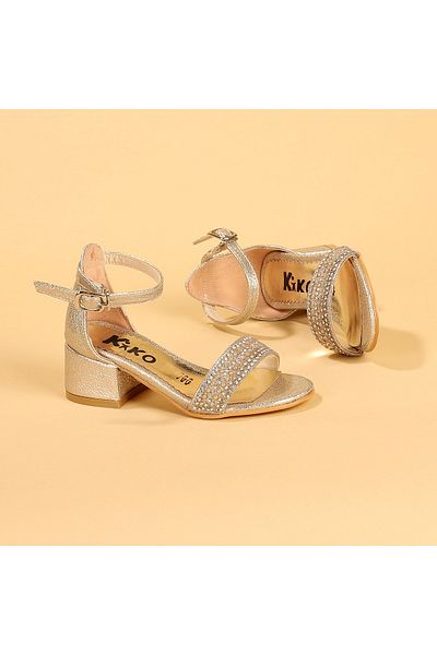 KARAMAZI Model 761 - Sandale zilnice cu toc pentru fete, 3 cm