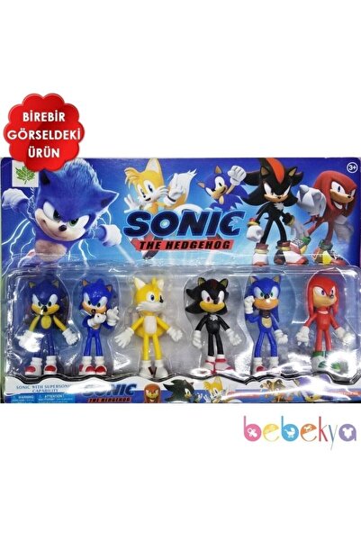 Hepsilazım Oyuncak 6 Figür Sonic Ve Arkadaşları The Hedgehog
