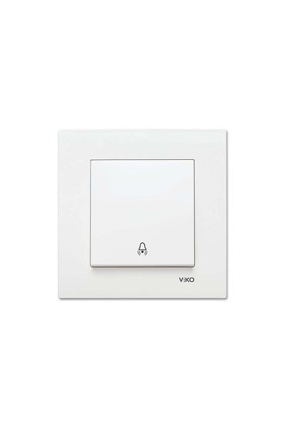 Tamer Elektrik يتضمن إطار مفتاح الجرس الأبيض من Viko Karre90967006