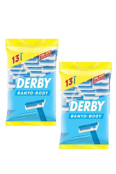 Derby Shaving Razor Bath 10+3 Body X 2 Pieces
