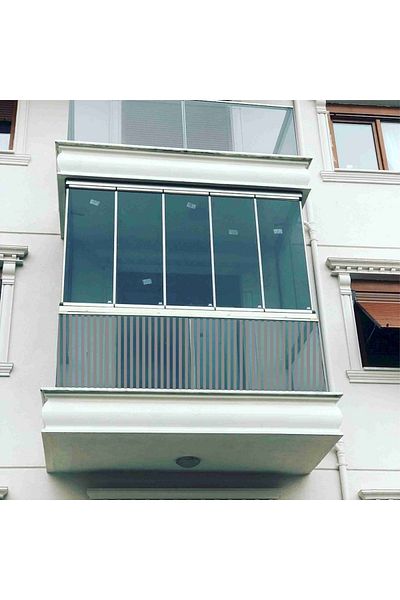 Baskı Madeni Mat Foil - Striped and Sandblasting Detailed Glass
