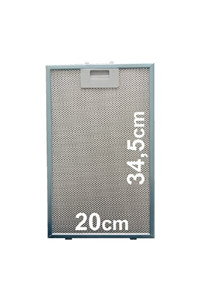 Vestel Davlumbaz Yağ Filtresi Aspiratör Alüminyum Filtre 20x34,5