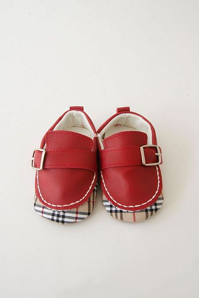 Funny Premium Red Baby Booties