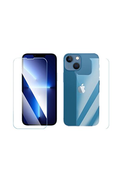Genel Markalar For Apple Iphone 13 Mini Ön Arka Nano Kırılmaz Cam Ekran Koruyucu