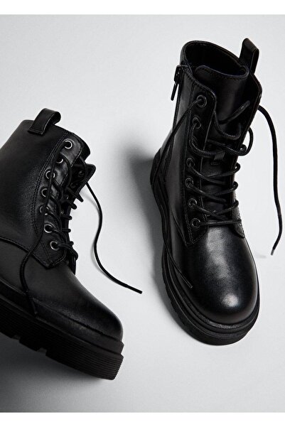 MANGO Kids Kız Çocuk Siyah Bot