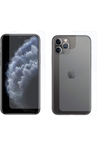 Genel Markalar Iphone 11 Pro Max Ön Arka Nano Kırılmaz Cam Ekran Koruyucu