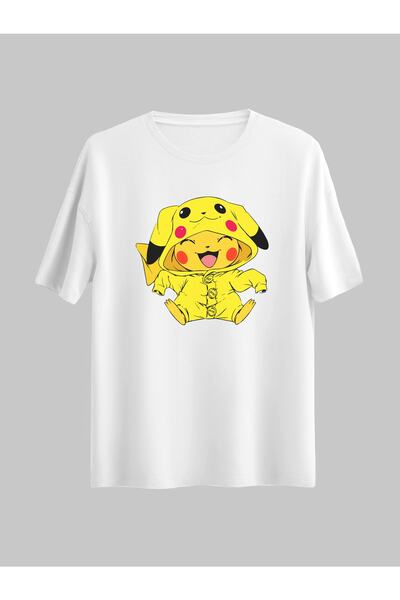 BlackUS Pikachu Pokemon crtani dizajn unisex standardna majica