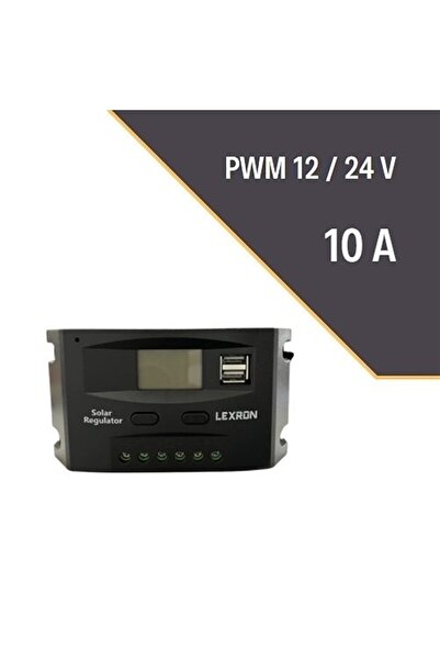 Lexron 10 Amper 12/24v Solar Şarj Kontrol Cihazı - 1 Adet