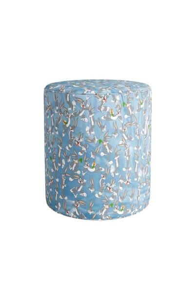 Adawall Mavi Bugs Bunny Puf (warner Bros Lisanslı Ürün, Süet Kumaş, Uluslarar...