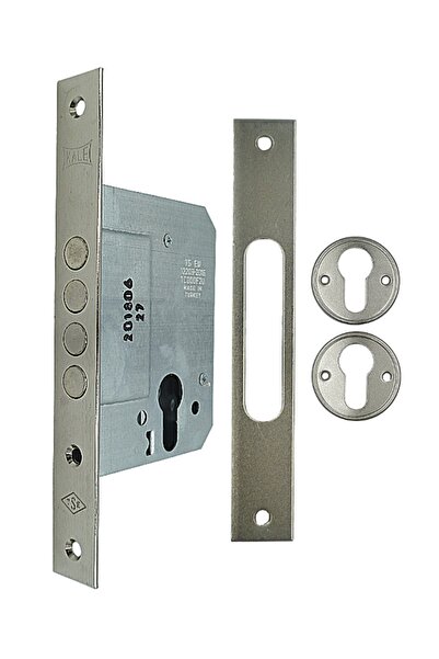 Kale Kilit قفل أمان أسطواني قياسي 4 متر من Kale 189 - 4 ميلي - نيكل (52 مم - ...