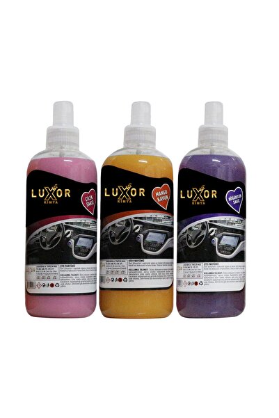 Luxor Kimya Kimya Ev Ve Oto Kokusu 3'lü Set Çilek Sakız+mango Kavun+böğürtlen...