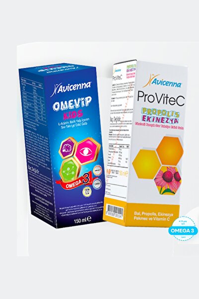 Avicenna Omevip Kids Ve Provitec - Çocuklar Için Omega 3 / C Vitamini Seti