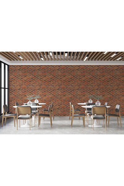 vientex Kendinden Yapışkanlı Taş Desenli Vinil Duvar Kaplaması Duvar Kağıdı 5mt X 130cm - Wla107