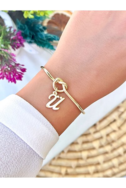 KBC STORE Love Knot Letter Bracelet Letter U