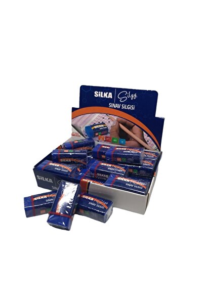 Silka Orta Boy Mavi Sınav Silgisi 24'lü
