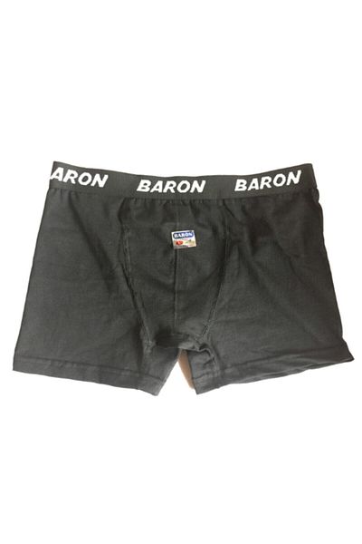 BARON Ανδρικό Black Lycra Boxer - Πακέτο 1