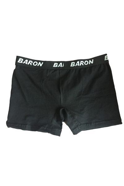 BARON Ανδρικό Black Lycra Boxer - Πακέτο 1