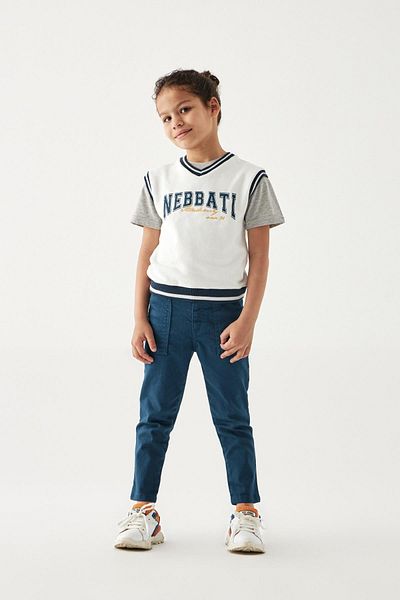 Nebbati Boy's White Sweater 22pfwnb3416