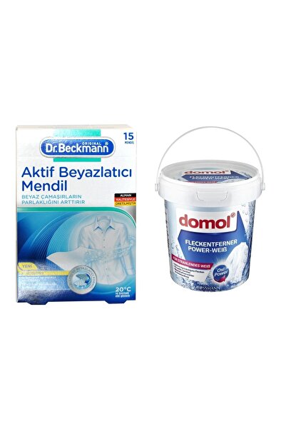 Dr. Beckman Dr.beckmann Aktif-beyazlatıcı Mendil 15'li + Domol Beyazlara Özel...