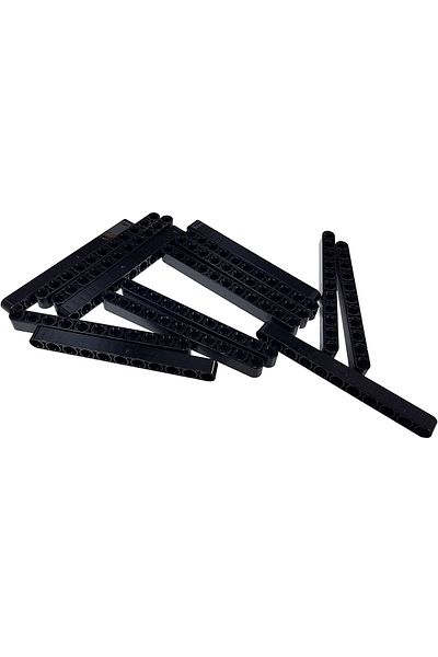 LEGO Original Technic Moc Custom Accessory Liftarm 1 X 11 Thick - Black 4 Pieces Will Be Sent
