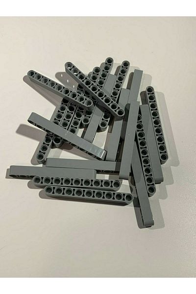 LEGO Original Technic Moc Custom Accessory Liftarm 1 X 9 Thick - Light Gray 4 Pieces Will Be Sent