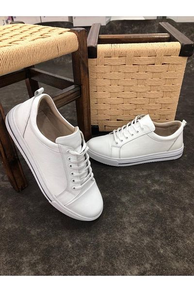 UMUT AYAKKABI Genuine Leather Full Orthopedic Men's Shoes
