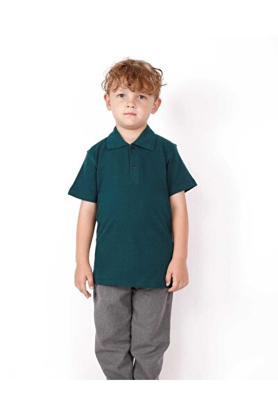 NOBLE STORE Παιδικό μπλουζάκι Comfort Polo Neck - Κοντό μανίκι, μονόχρωμο, Sc...