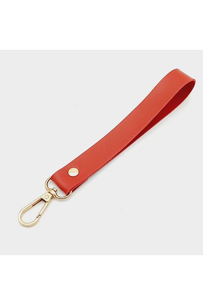 angel çanta aksesuar Single Layer Faux Leather Red Color Elcik Light Gold Metal
