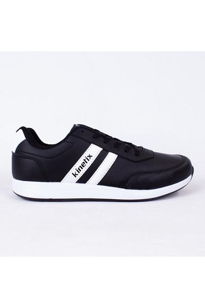 Kinetix Ανδρικά αθλητικά παπούτσια Casual Pu Black White Reeds