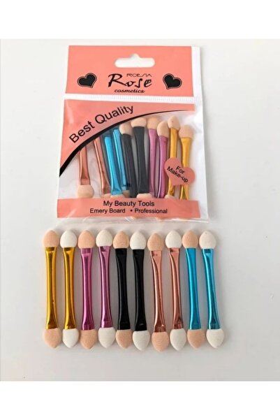Roesıe Rose Rose Set of 10 Toothpick Applicator Eyeshadow Brush